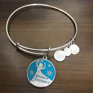 Alex and Ani “Frozen- Be True to yourself”  silver bracelet